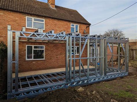 steel box frame for extension cost|steel frame extensions reviews.